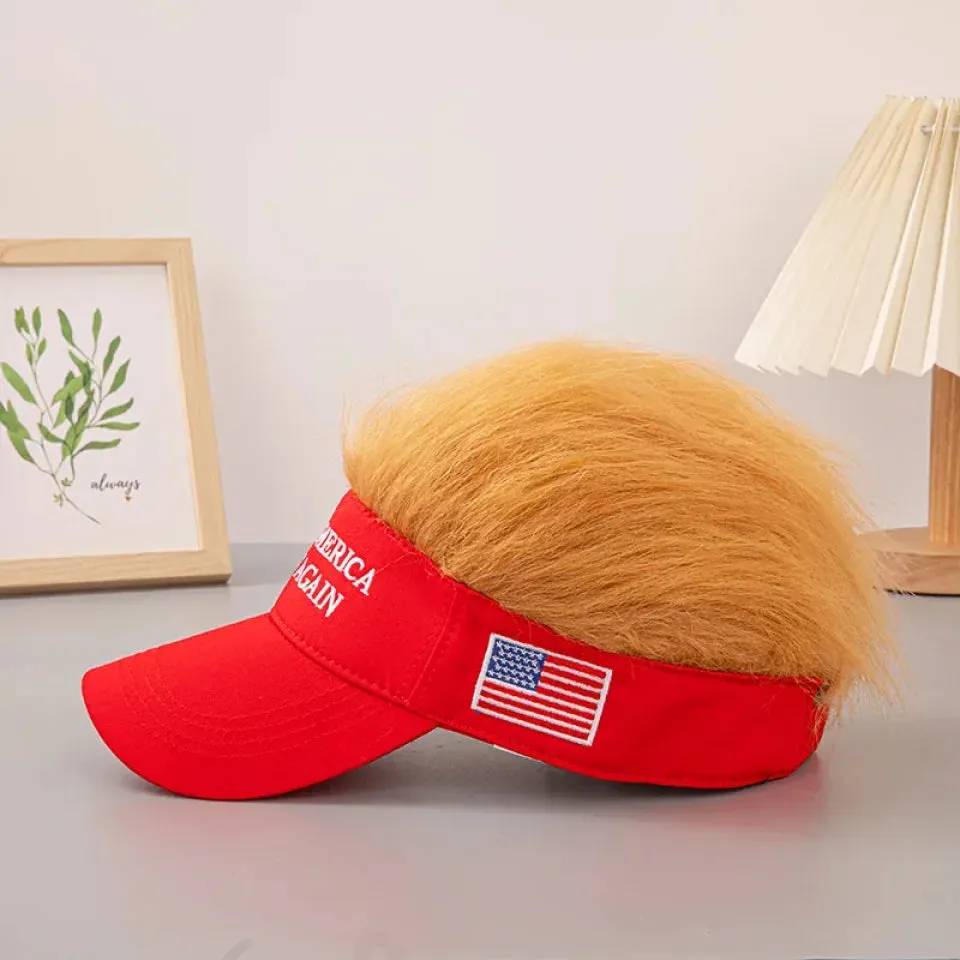 2024 New American Wig Cap Baseball Cap, Golf Cap, Trump Embroidery Cap