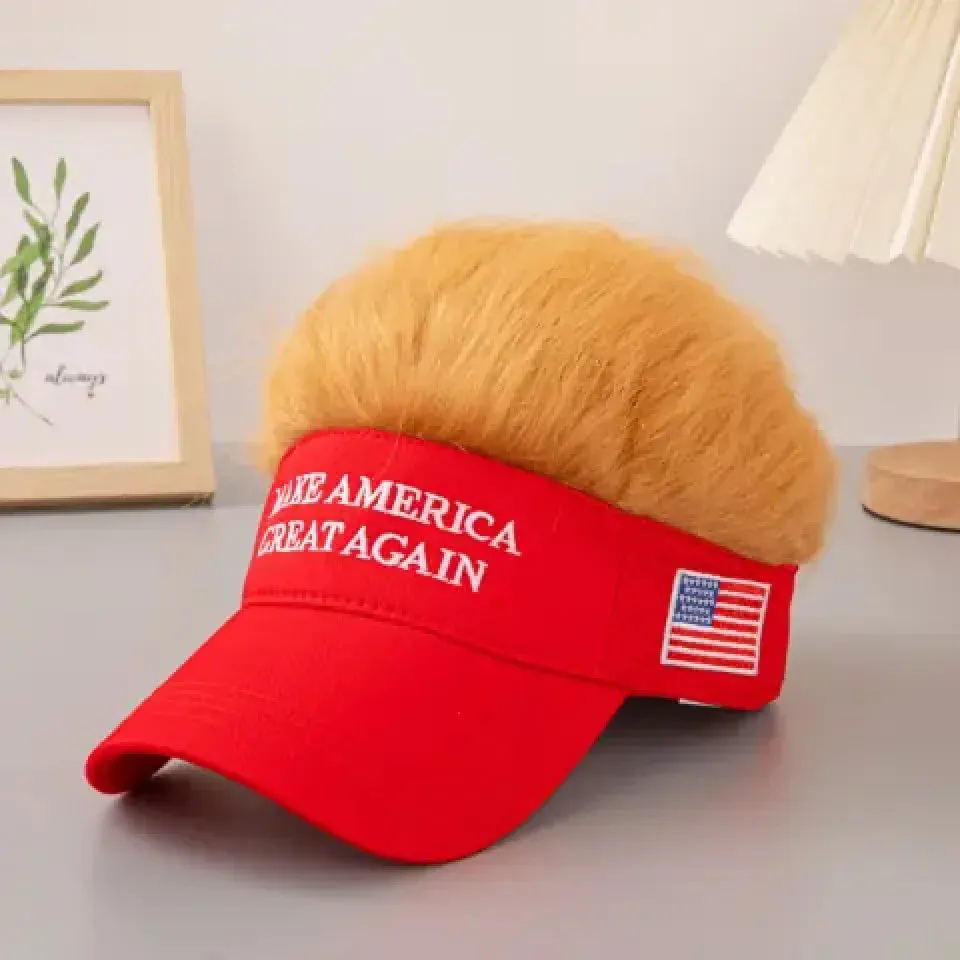 2024 New American Wig Cap Baseball Cap, Golf Cap, Trump Embroidery Cap