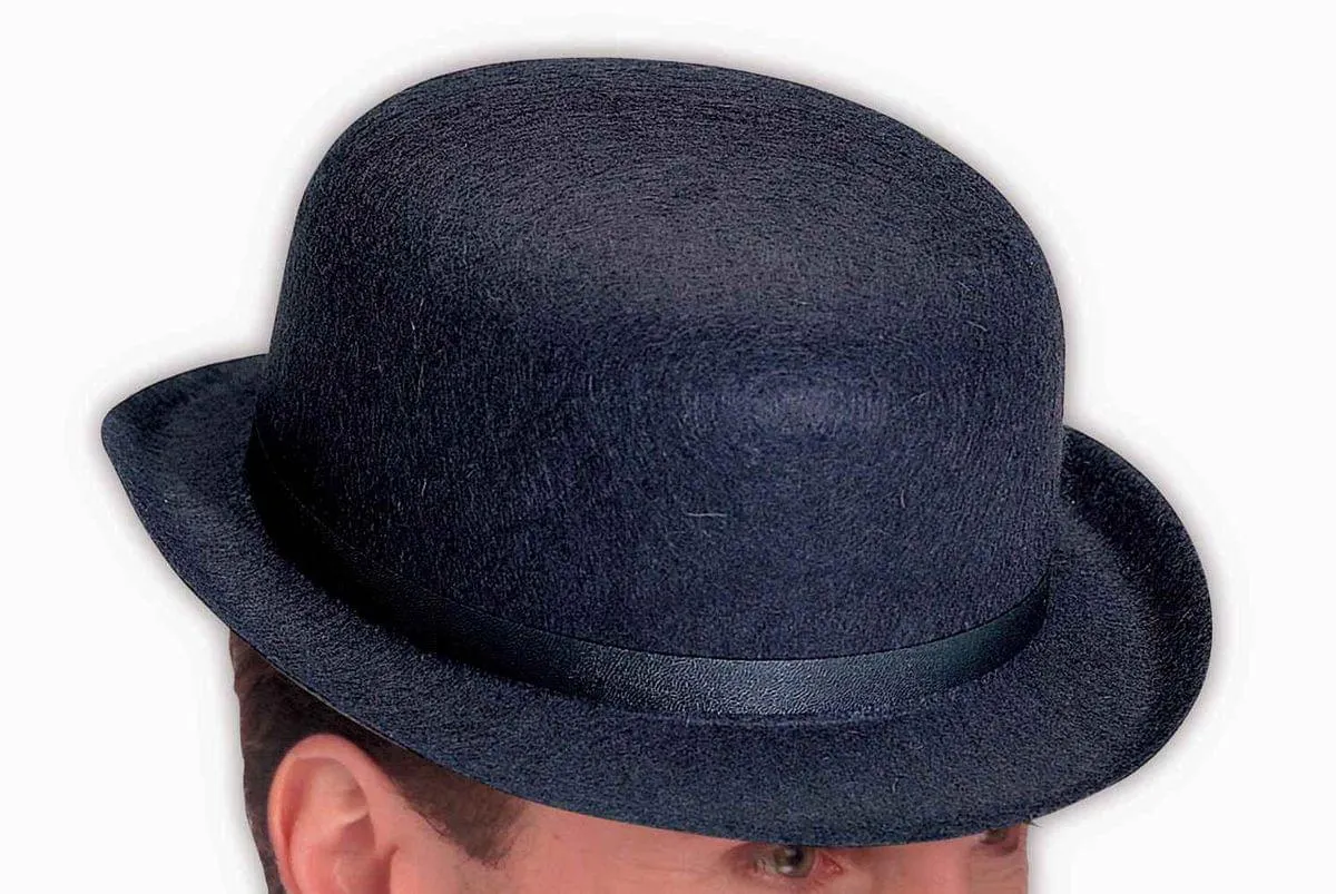 Black Felt Derby Costume Hat