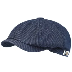 Blackford Vintage Striped Newsboy Cap