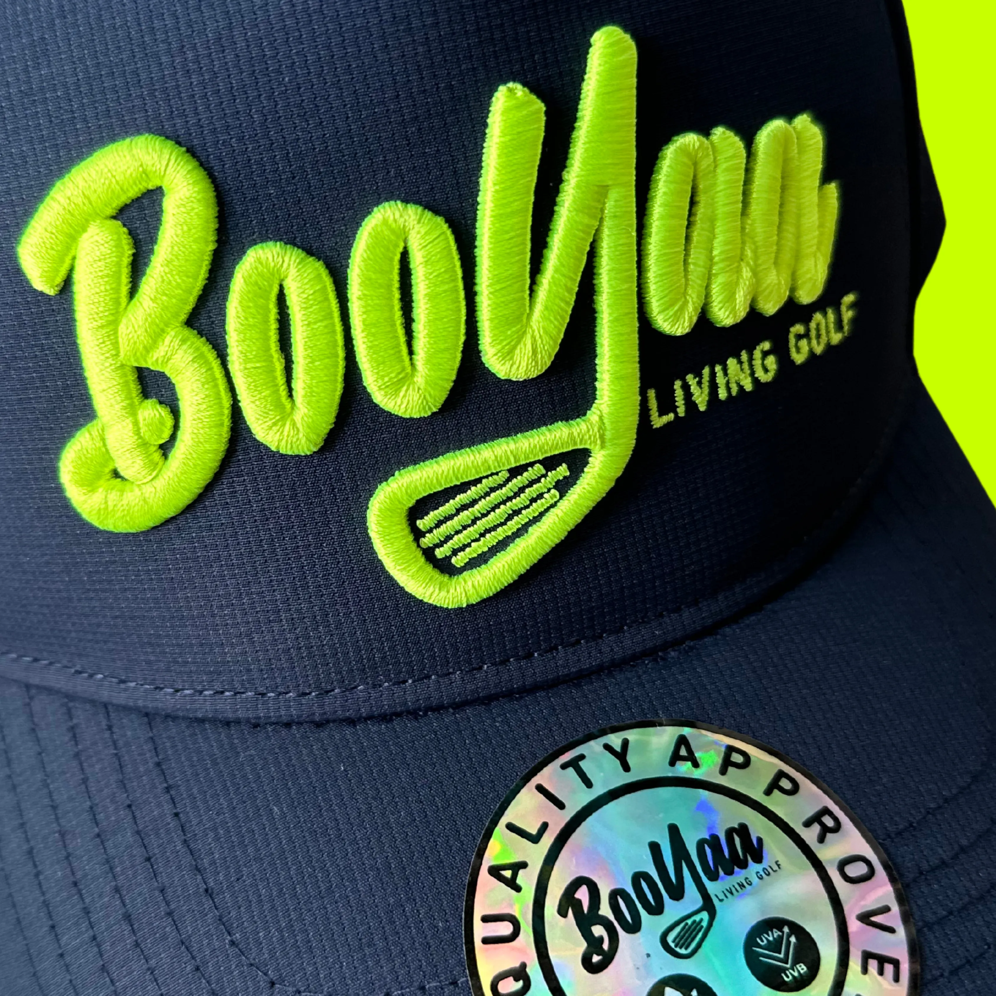 BooYaa Golf Cap - Navy Neon