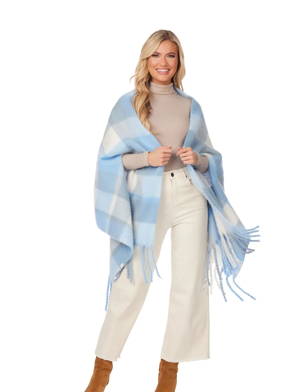 BRIGHT SCARF WRAP BY MUD PIE