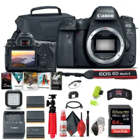 Canon EOS 6D Mark II DSLR Camera (1897C002) Extreme Mountain Bundle