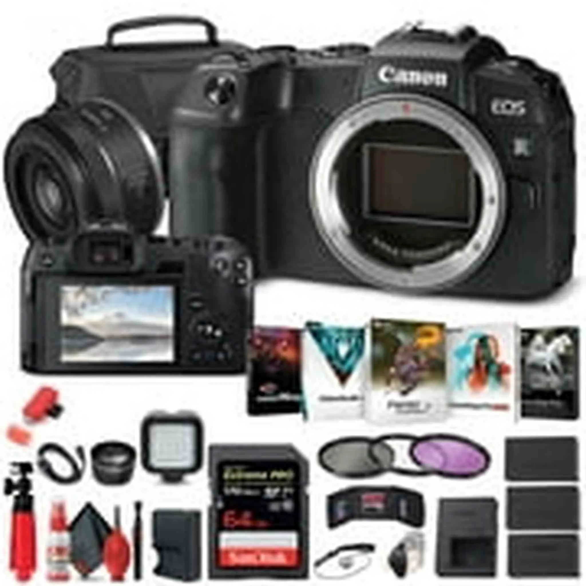 Canon EOS RP Mirrorless Digital Camera (3380C002)   RF 50mm Advanced Bundle