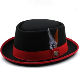 Charleroy Feather Porkpie Hat