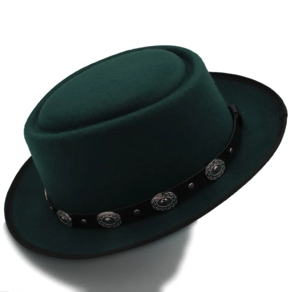 Charlotte Wool Porkpie Hat