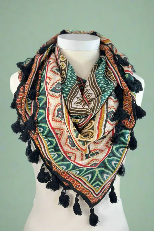 Coline Fringe Scarf