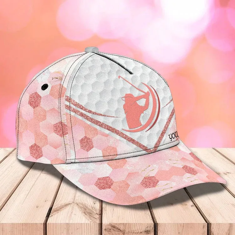 Customized Golf Cap for Women, 3D Classic Cap All Over Print for Golf Women Player