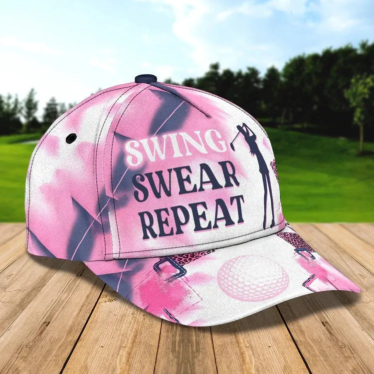 Customized Golf Cap for Women, 3D Classic Cap All Over Print for Golf Women Player