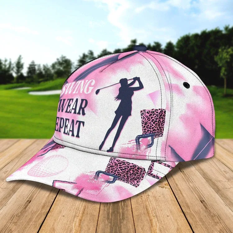 Customized Golf Cap for Women, 3D Classic Cap All Over Print for Golf Women Player