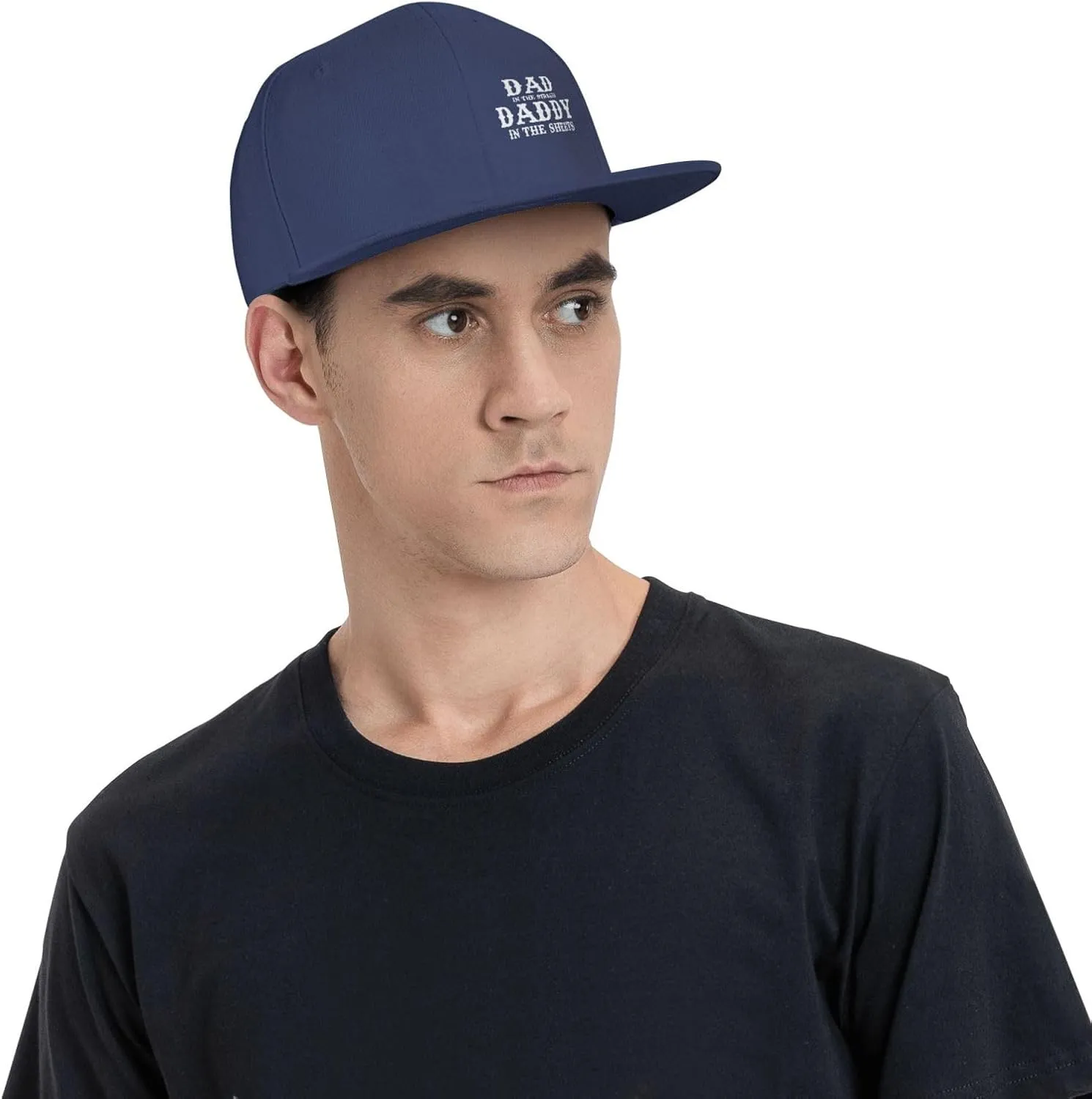 Dad in The Streets Daddy in The Sheets Hat Adjustable Snapback Flat Bill Hats Funny Baseball Cap Men Women