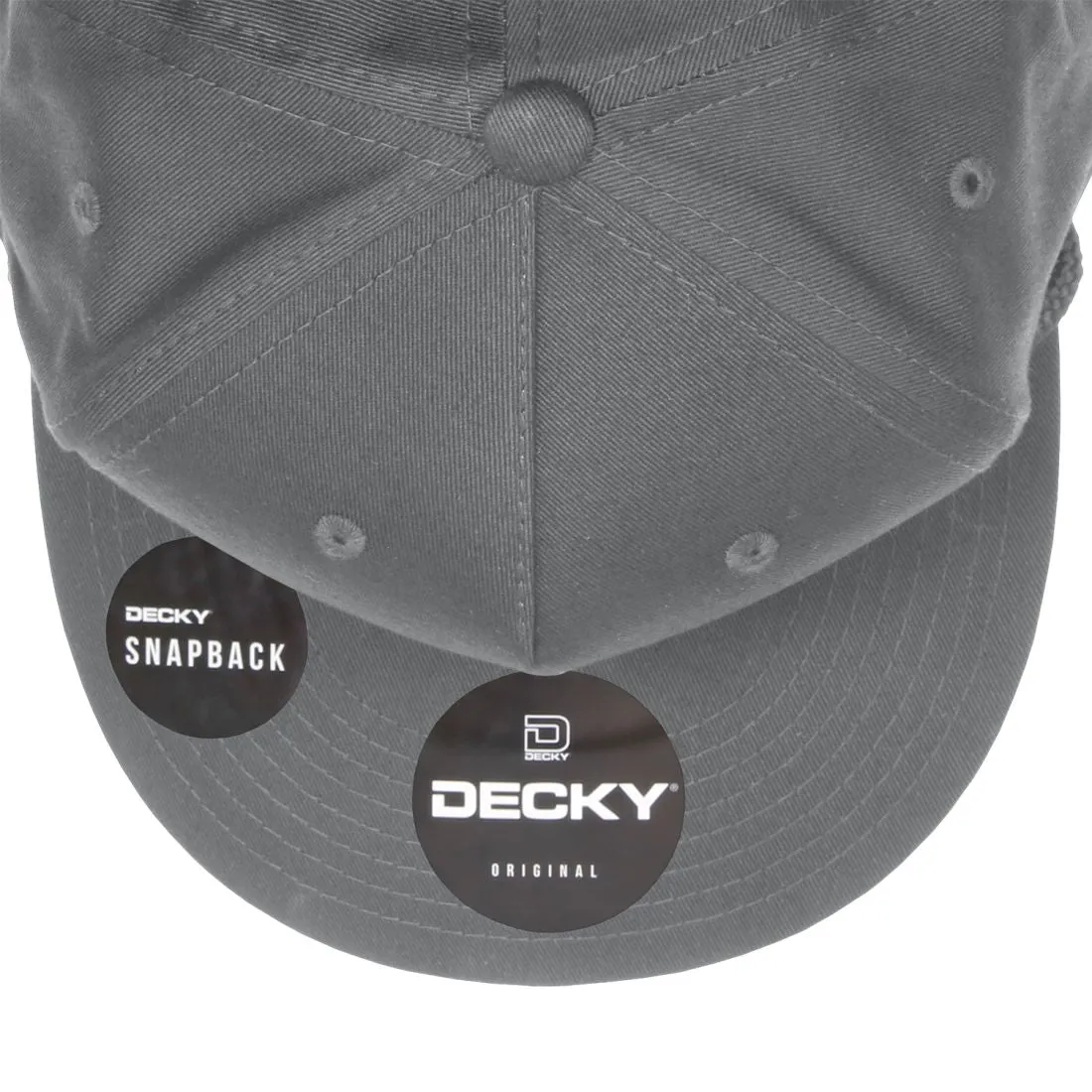 Decky 1041 5 Panel Snapback Hats High Profile Golf Caps with Rope Structured
