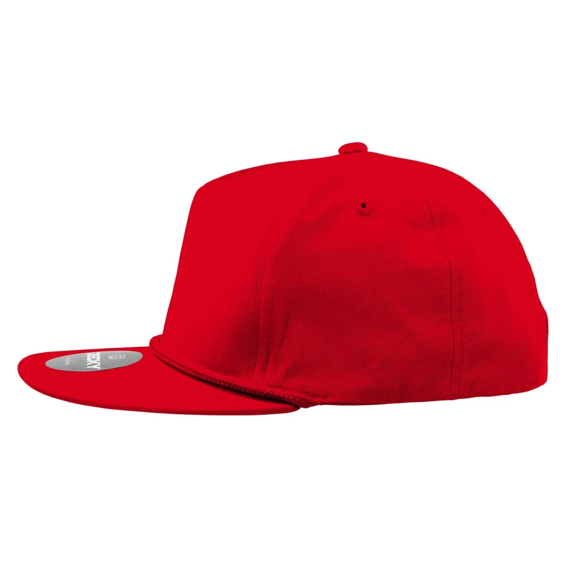 Decky 1041 5 Panel Snapback Hats High Profile Golf Caps with Rope Structured