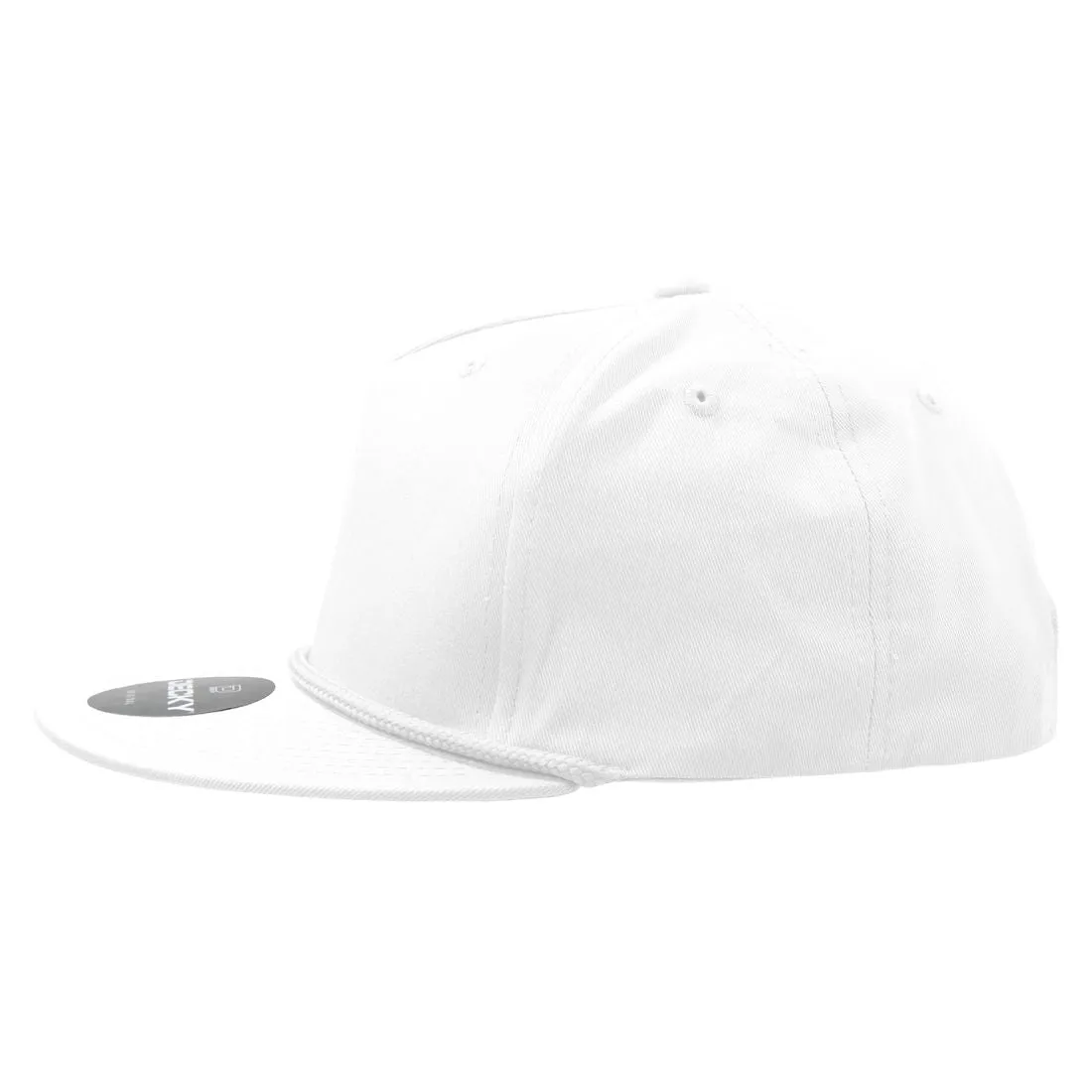 Decky 1041 5 Panel Snapback Hats High Profile Golf Caps with Rope Structured