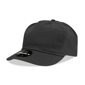 Decky 252 Classic 5-Panel Golf Cap with Rope