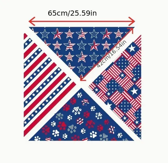 Dog Scarf, Dogs And Cats Triangle Scarf