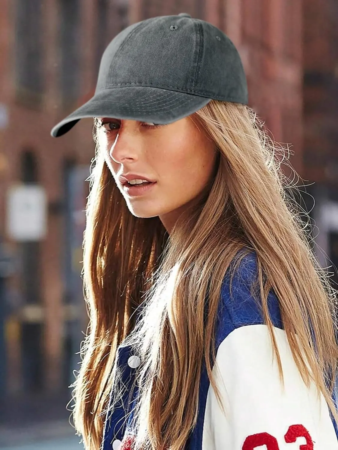 Edoneery Men Women Baseball Cap-Low Profile Adjustable Washed Cotton Golf Dad Hat