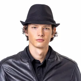 Elwood Plain Trilby Hat Black - Hat 559