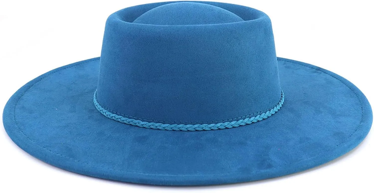 Fedoras Hat Panama Hat Braided Belt Fringe for Women Men Photo Props Western for Men Women Unisex Wear Headwear