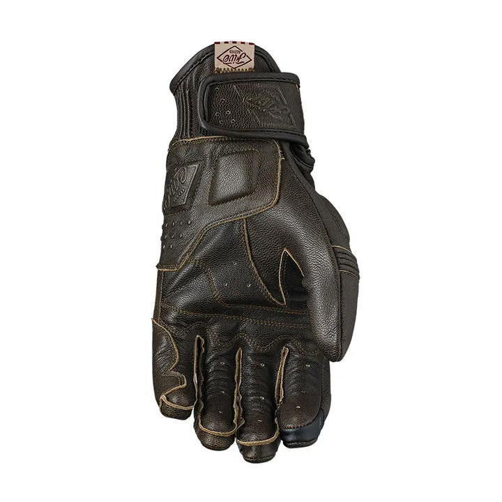 FIVE KANSAS MOTORCYCLE GLOVES - BROWN