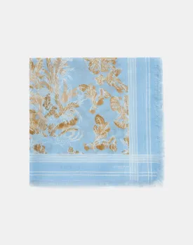 Floral Frost Toile Scarf