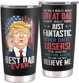 Gifts for Dad from Daughter, Son - Birthday, Fathers Day, Father's Day, Christmas Gifts for Dad - Father Gift Ideas - New Papa Daddy Stepdad Gift Ideas for Men - 20 Oz Tumbler