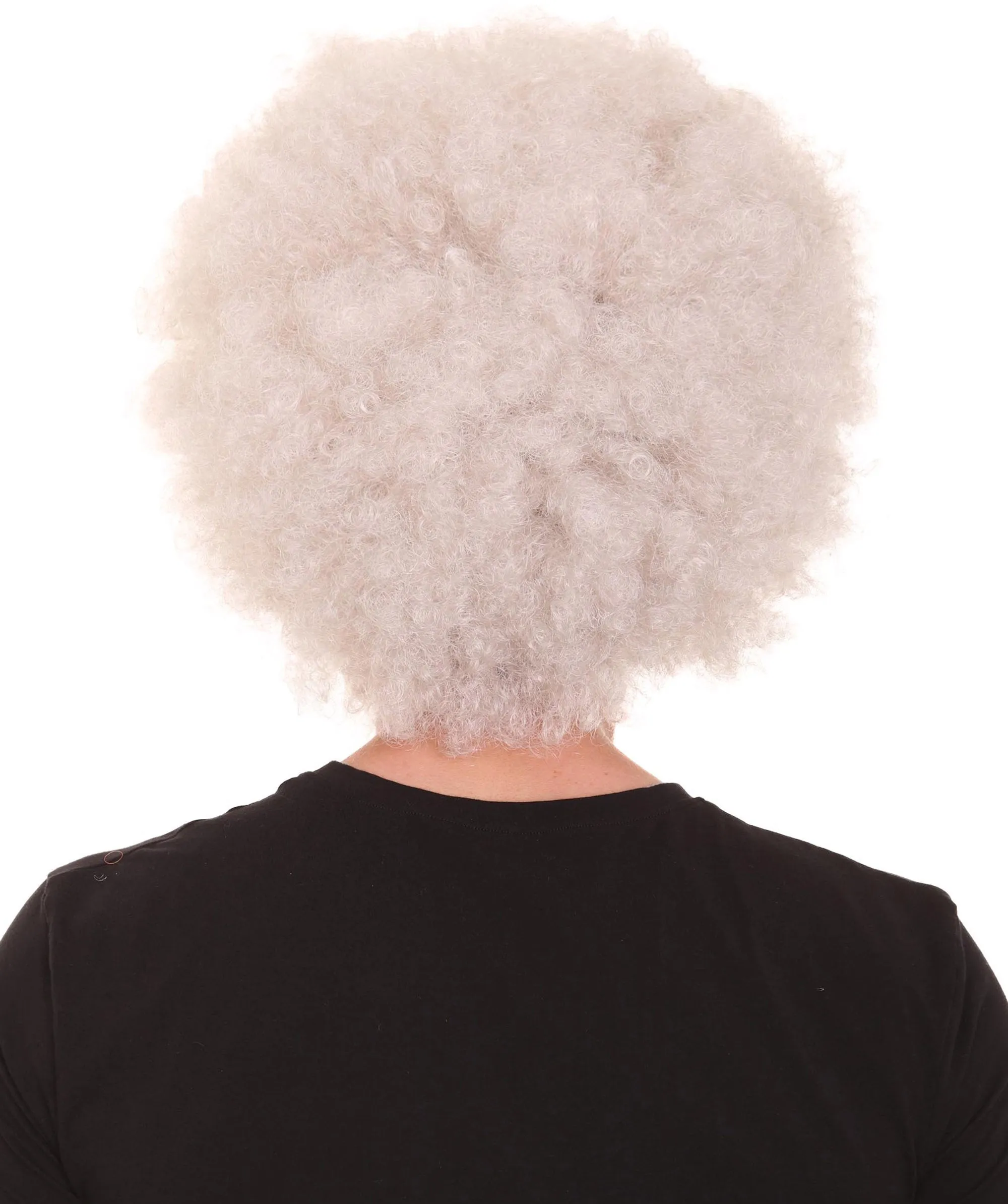HPO Adult Unisex 80's Painter Afro Wig and Beard Set | Easy and Classic Celebrity Costume | Premium Halloween Wig