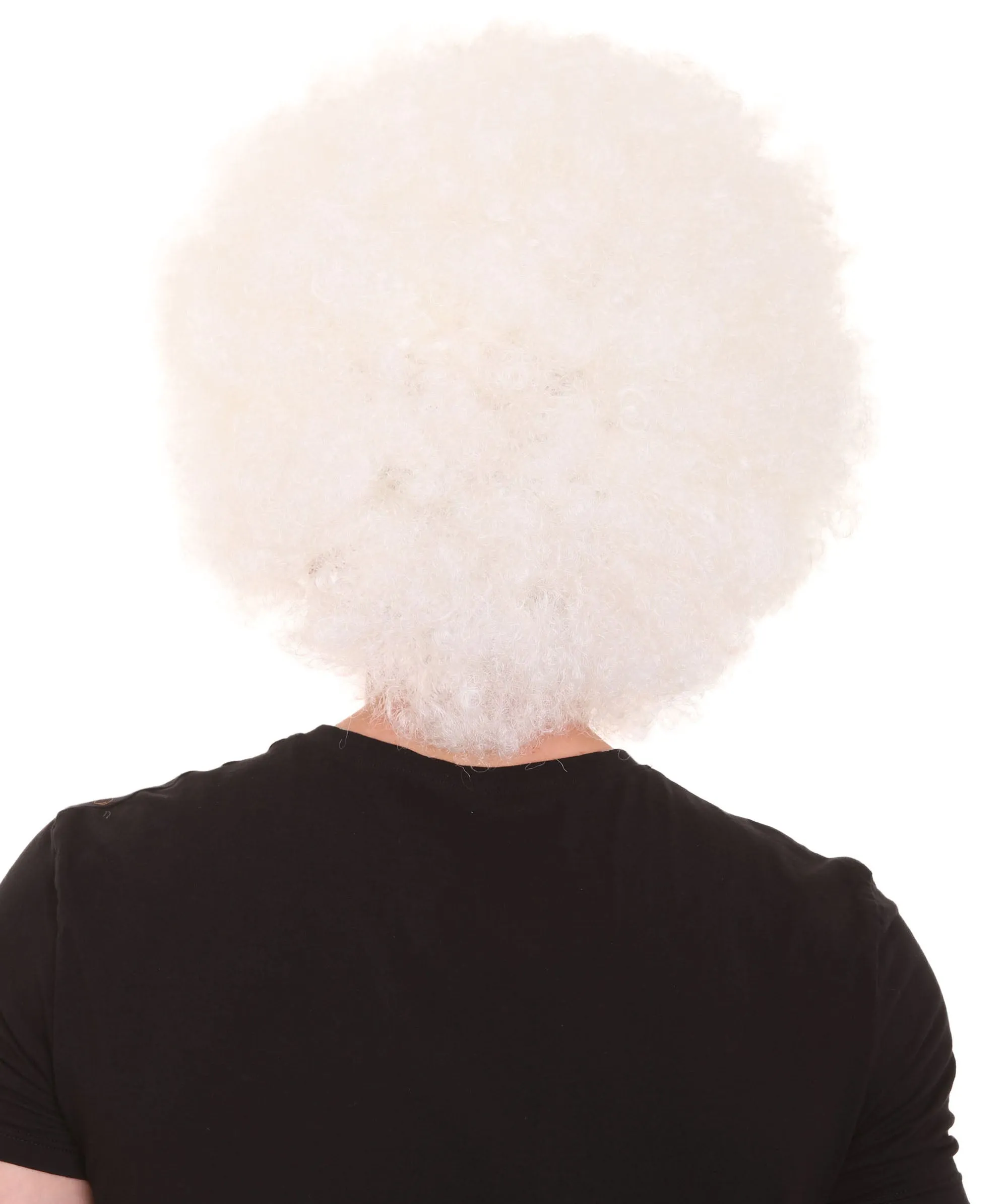 HPO Adult Unisex 80's Painter Afro Wig and Beard Set | Easy and Classic Celebrity Costume | Premium Halloween Wig