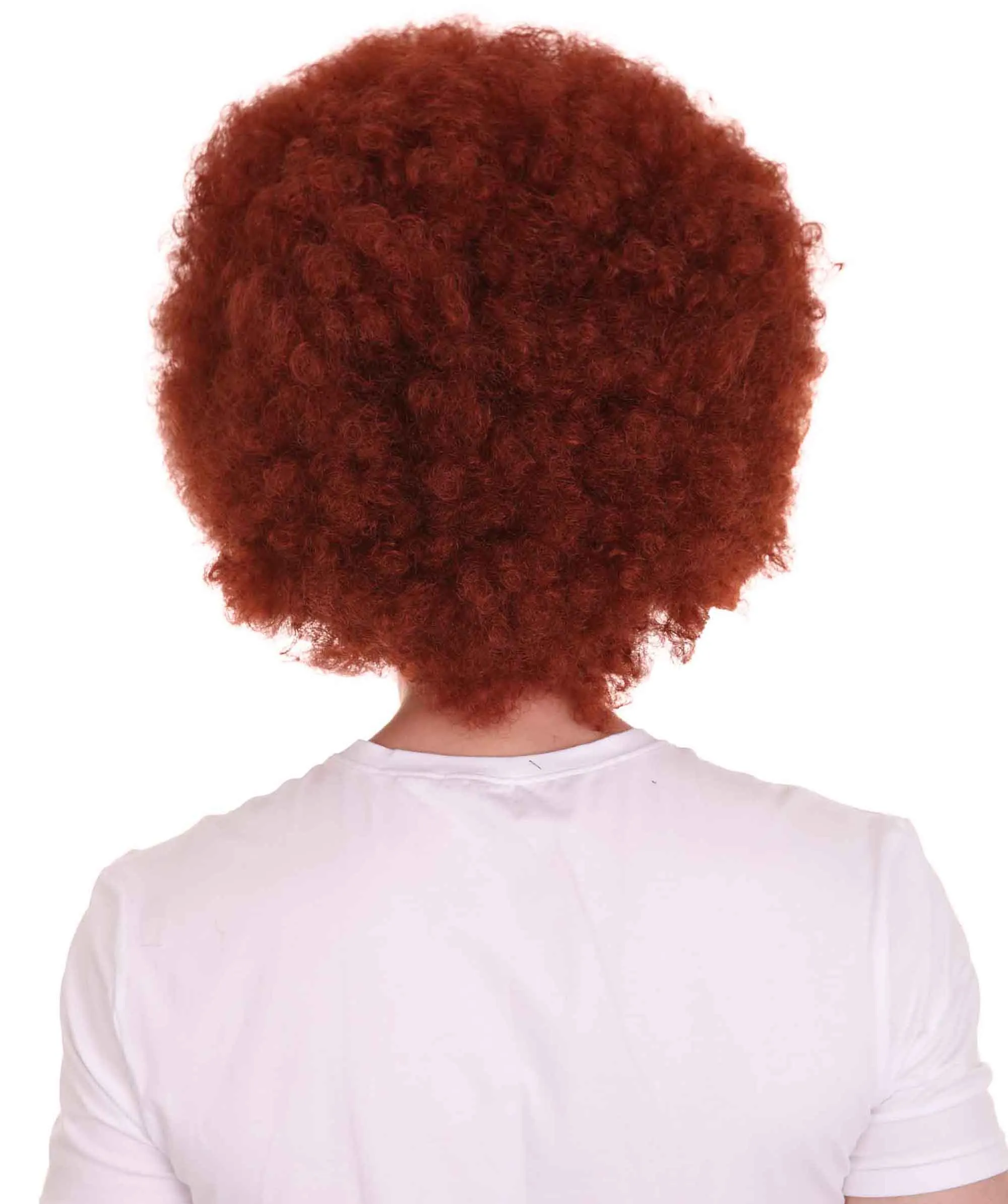 HPO Adult Unisex 80's Painter Afro Wig and Beard Set | Easy and Classic Celebrity Costume | Premium Halloween Wig