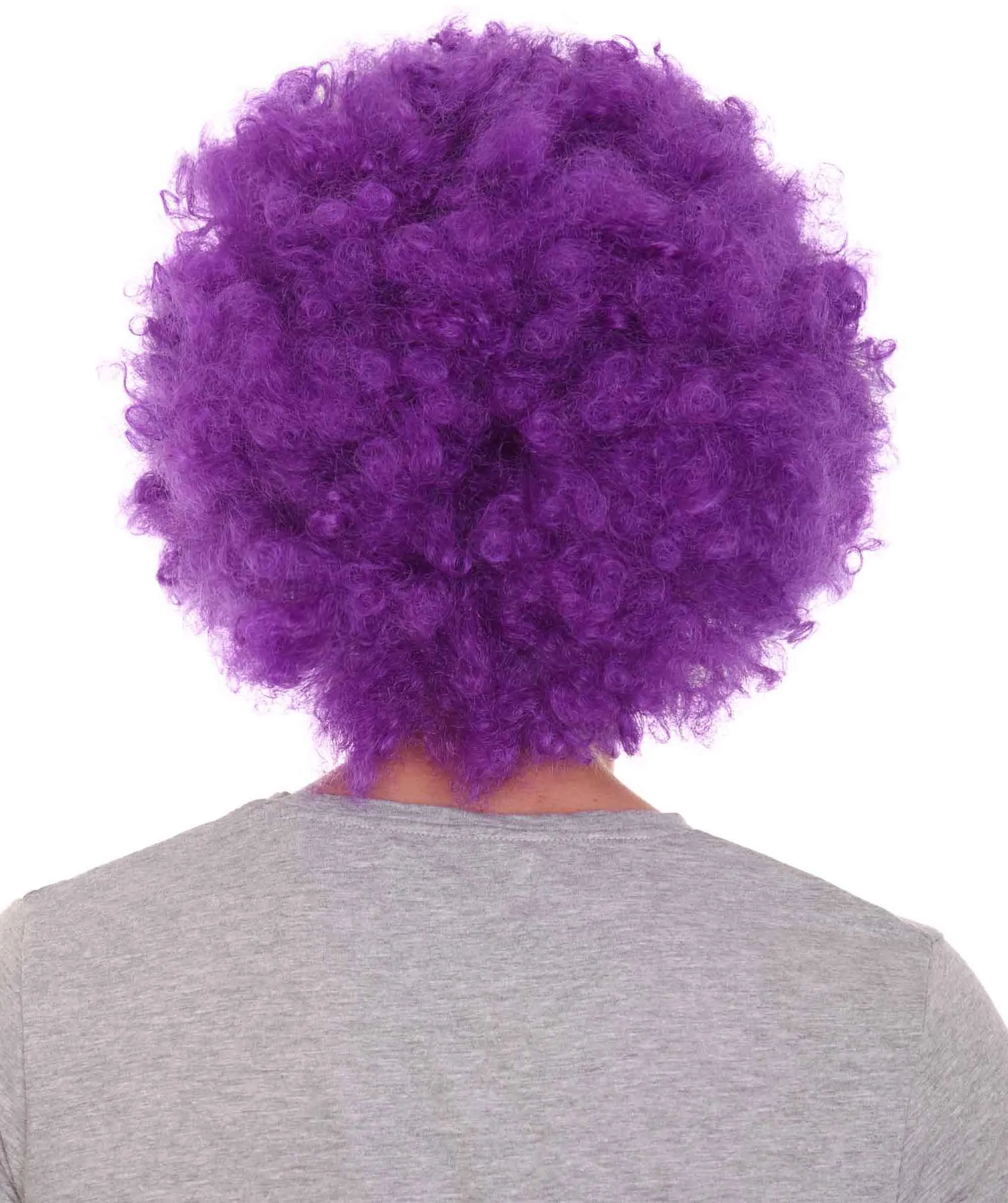 HPO Adult Unisex 80's Painter Afro Wig and Beard Set | Easy and Classic Celebrity Costume | Premium Halloween Wig
