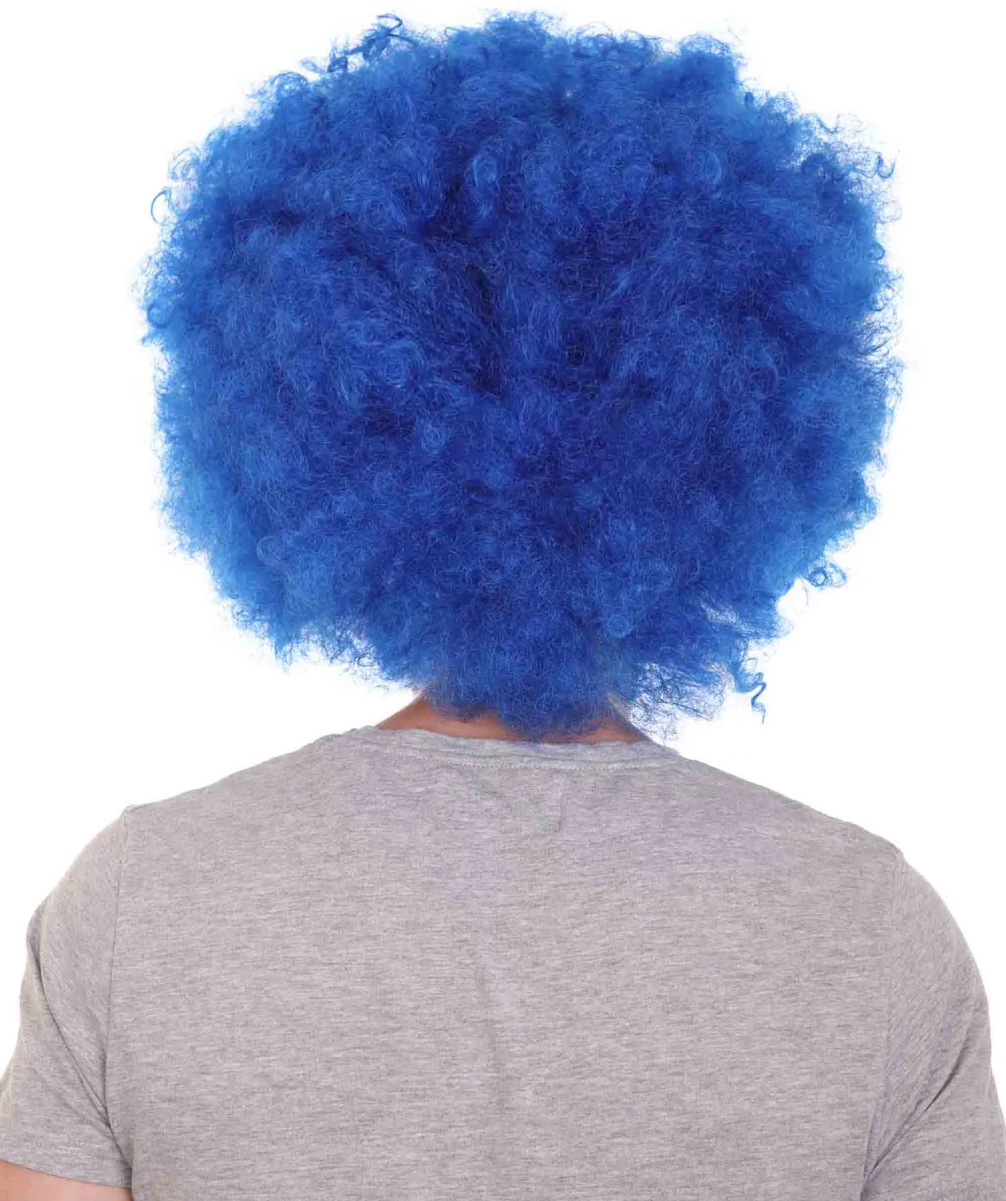 HPO Adult Unisex 80's Painter Afro Wig and Beard Set | Easy and Classic Celebrity Costume | Premium Halloween Wig