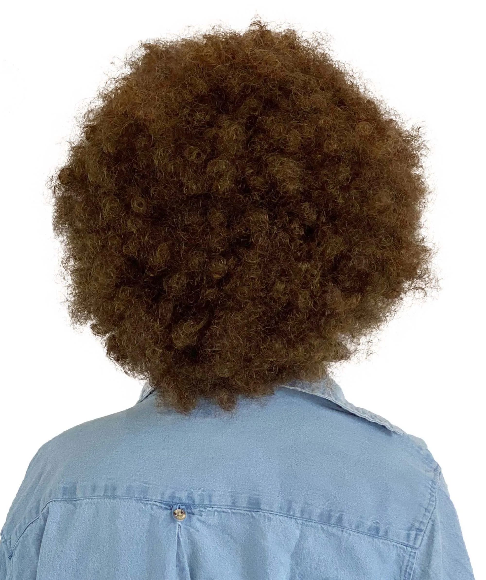 HPO Adult Unisex 80's Painter Afro Wig and Beard Set | Easy and Classic Celebrity Costume | Premium Halloween Wig