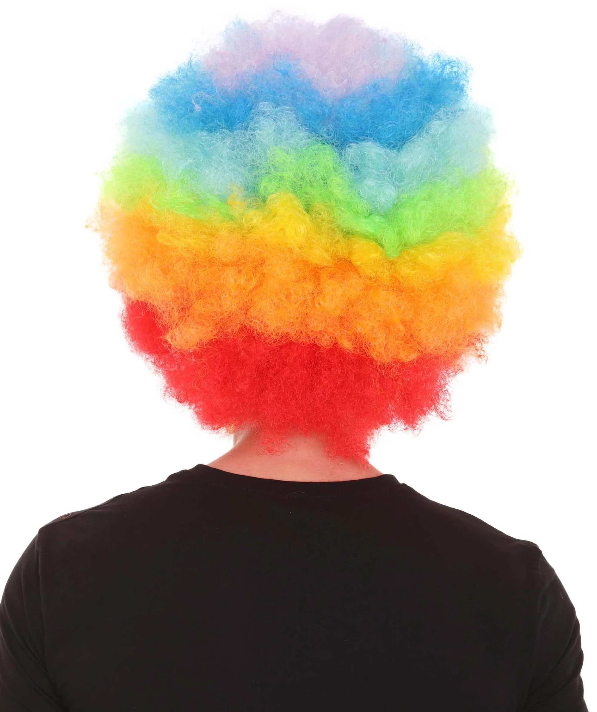 HPO Adult Unisex 80's Painter Afro Wig and Beard Set | Easy and Classic Celebrity Costume | Premium Halloween Wig