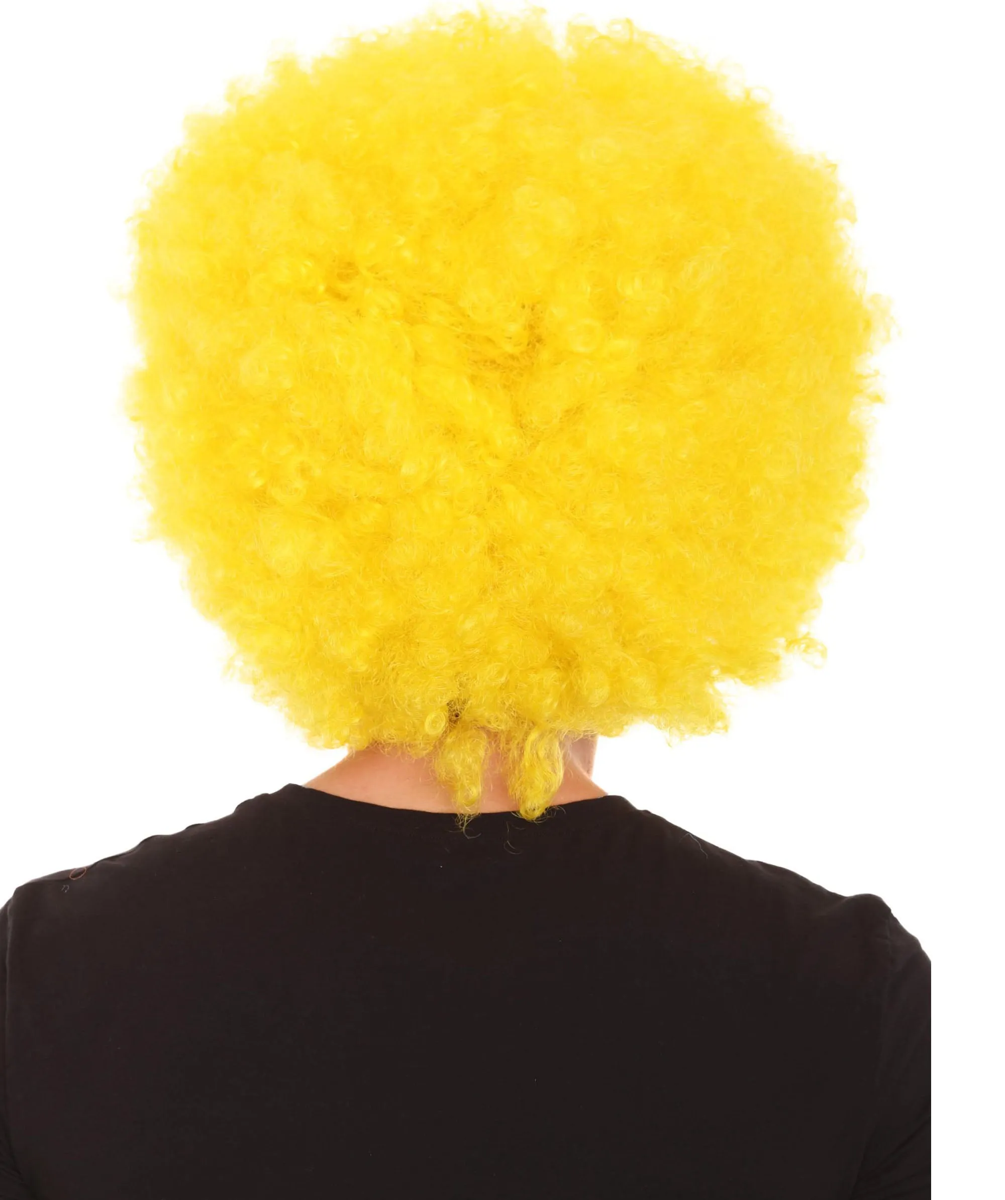 HPO Adult Unisex 80's Painter Afro Wig and Beard Set | Easy and Classic Celebrity Costume | Premium Halloween Wig