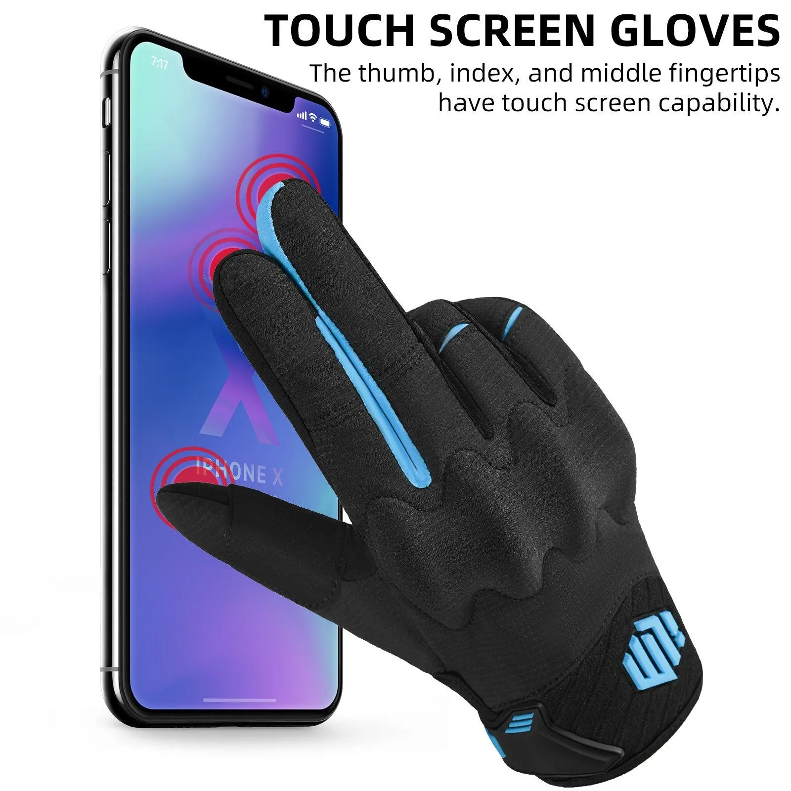 ILM Motorcycle Gloves Model JC38