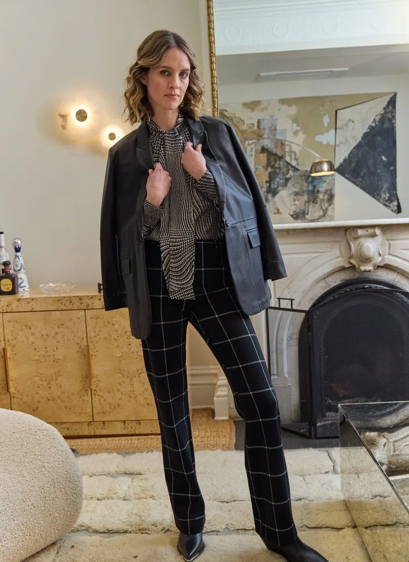 Janis Scarf Neck Blouse