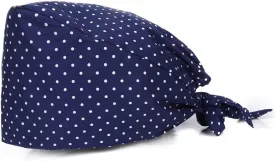 Kousenpu Adjustable Working Cap,Elastic Tie-Back Scrub Cap, Unisex, One Size Multiple Color