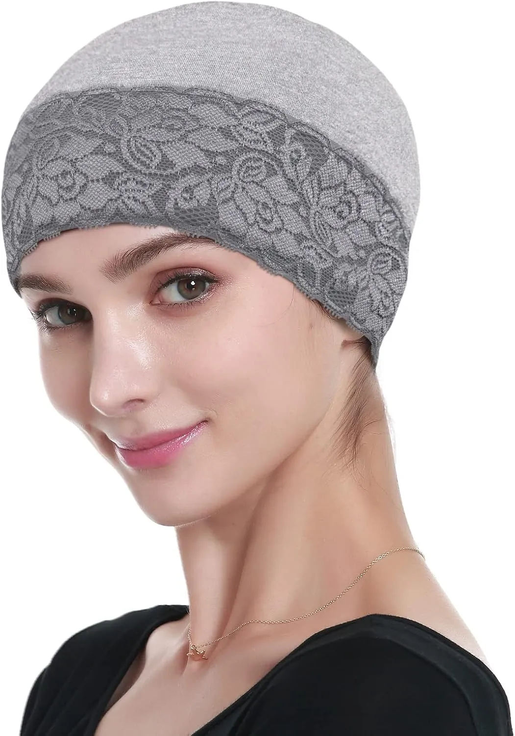 Lace Beanie Sleep Caps Head Coverings for Women Hair Loss