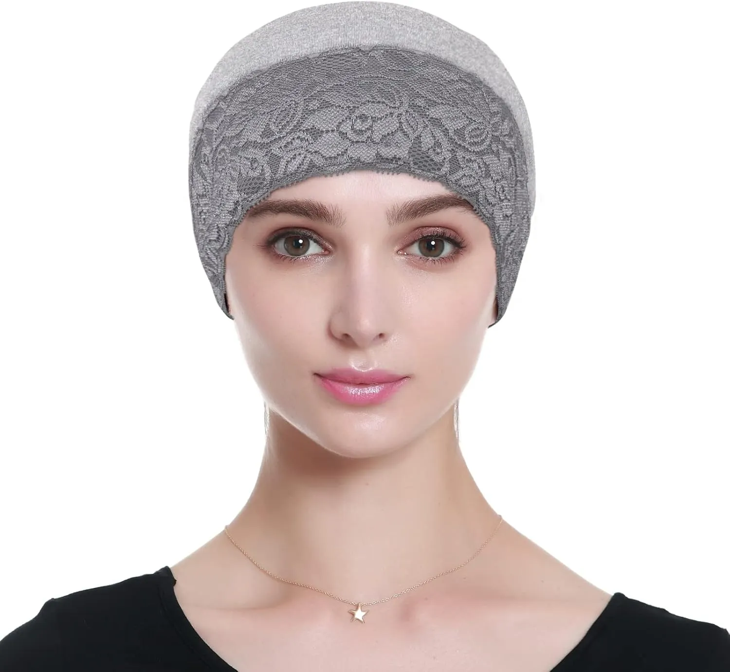 Lace Beanie Sleep Caps Head Coverings for Women Hair Loss