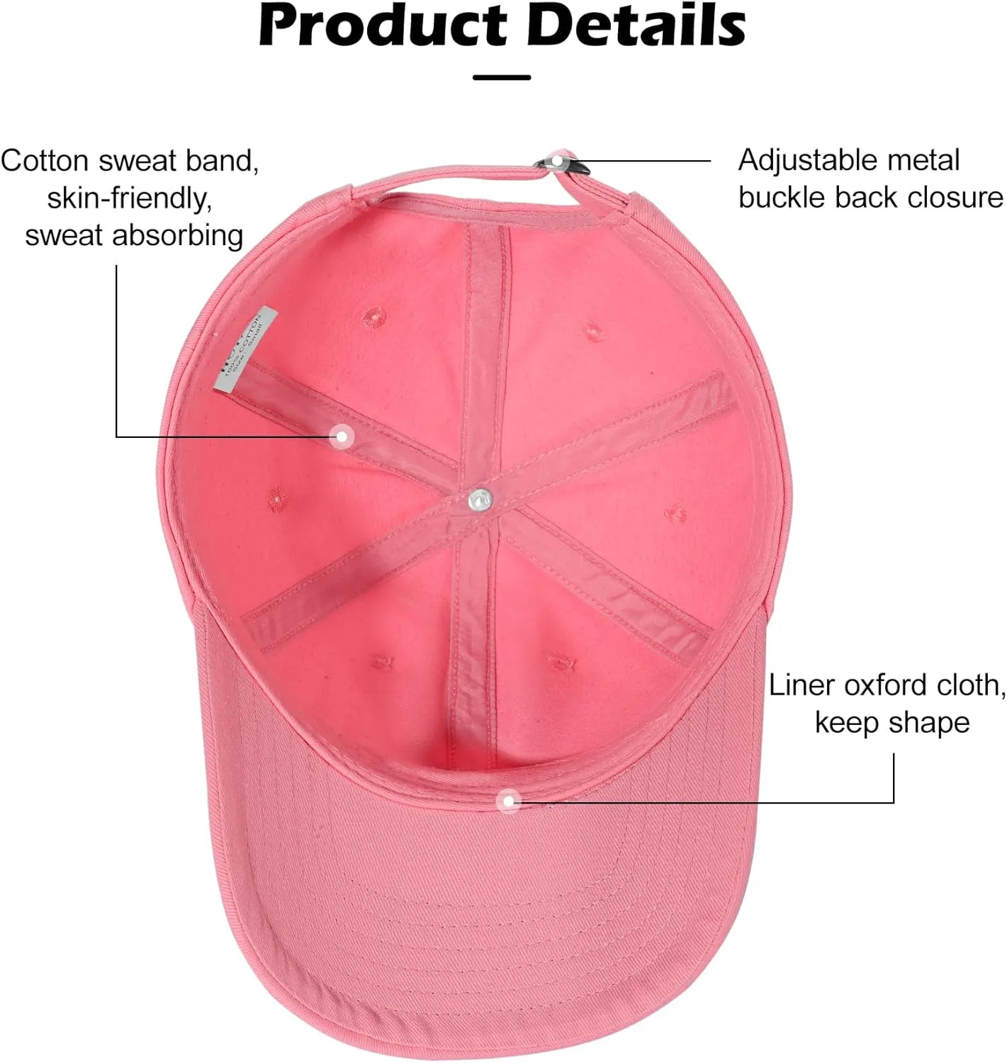 LiuSuper Hats for Small Heads Men, Petite Baseball Caps for Women, XXS Adjustable Trucker Hat Dad Hat(21.3"-22.8", 54cm-58cm)