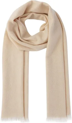 MELUSA 100% Cashmere Herringbone Scarf, Lightweight Cozy Gift Everyday Scarf