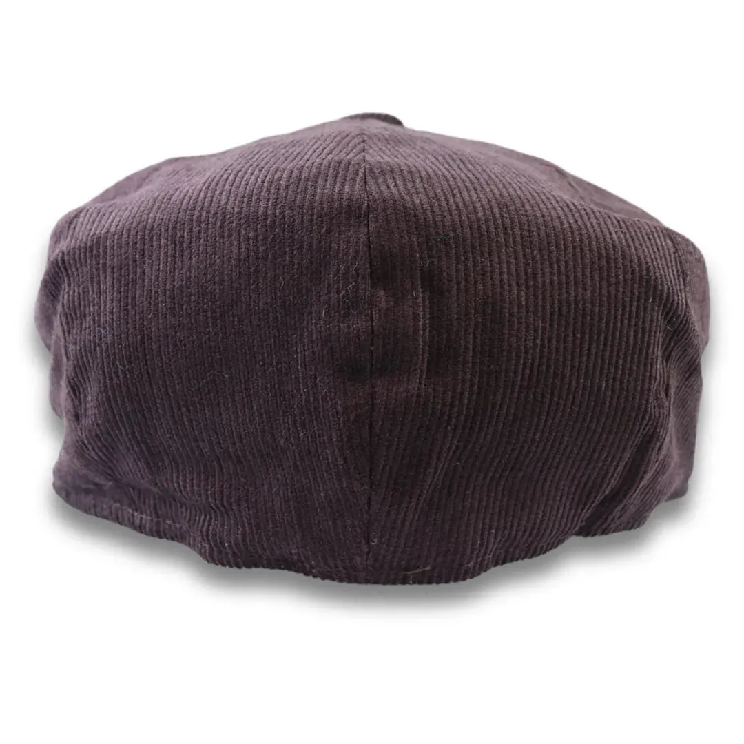 Men's 100% Cotton Corduroy Newsboy Flat Cap