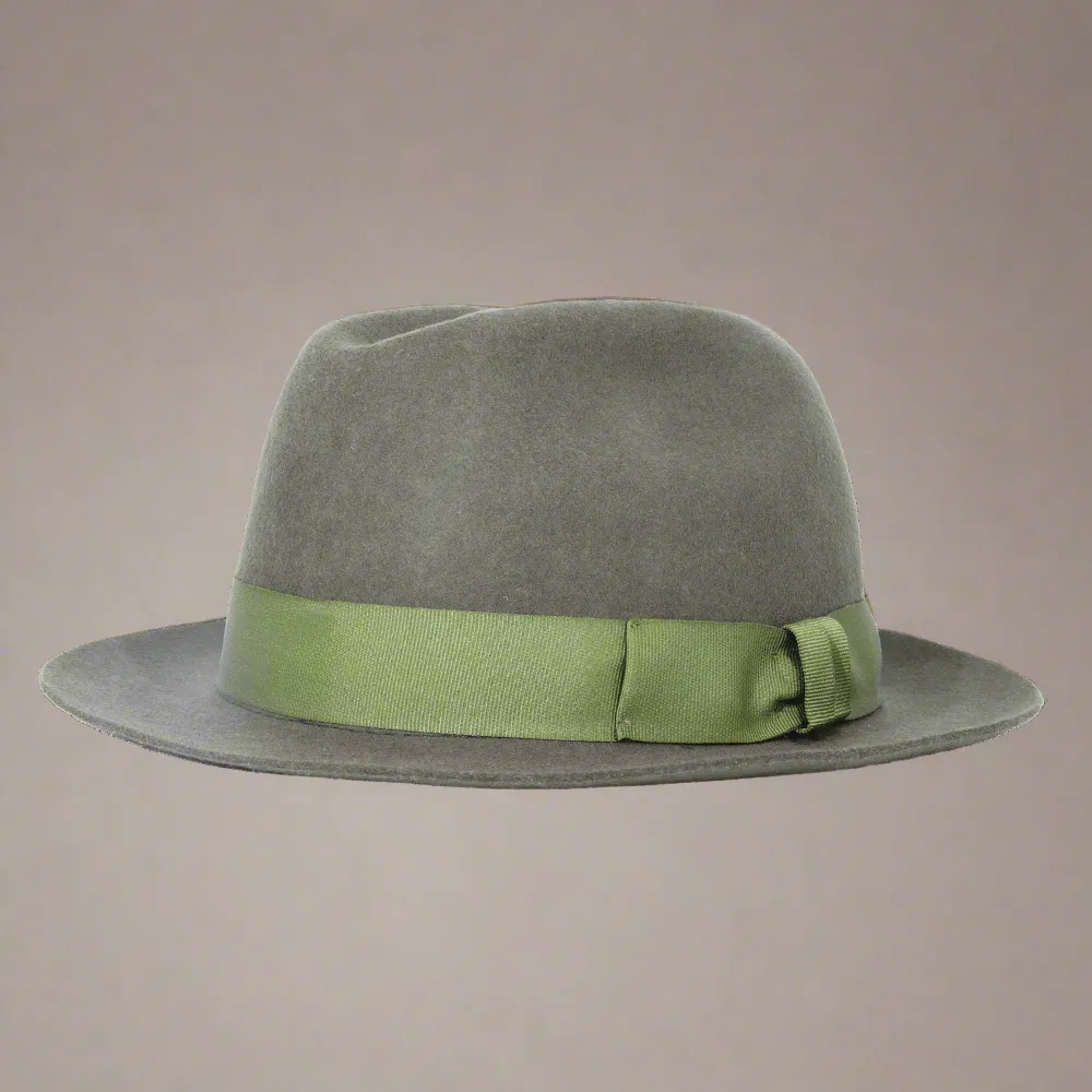 Men's Trilby Hat - Olive