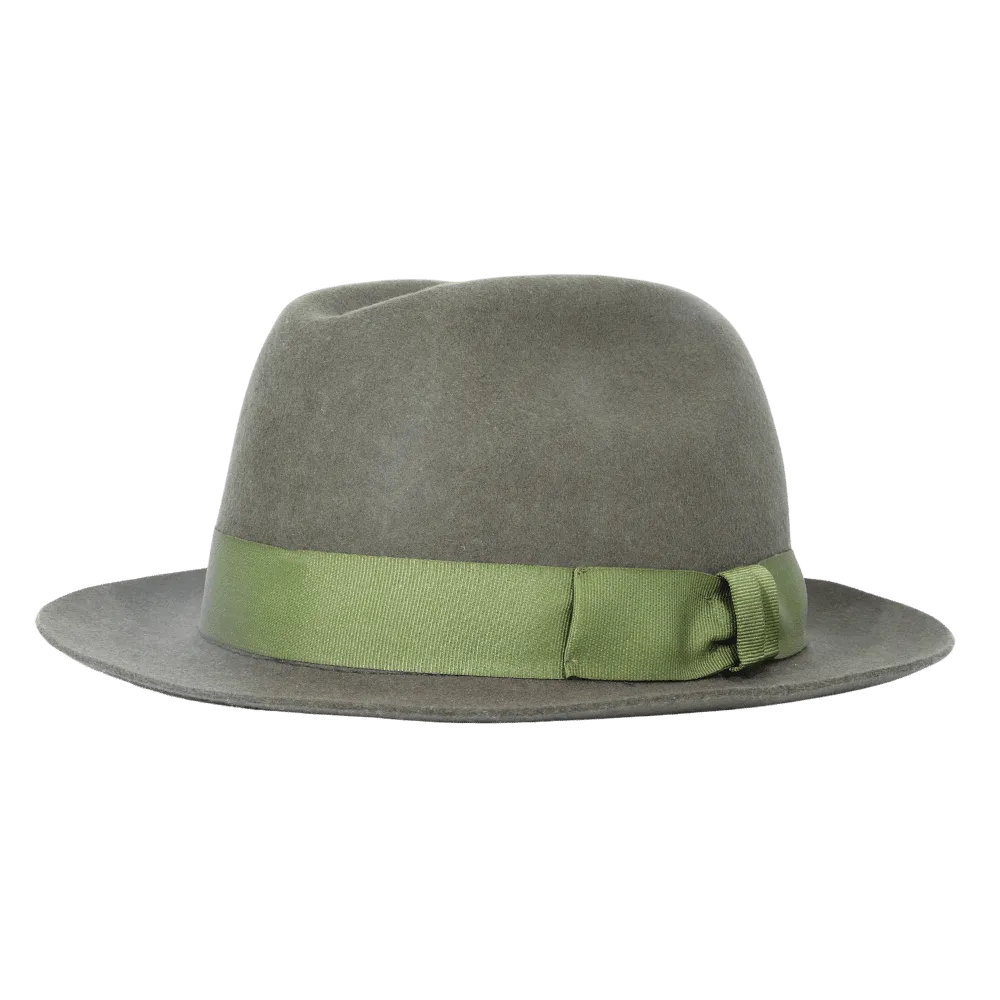 Men's Trilby Hat - Olive
