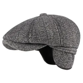 Metz Vintage Earflaps Newsboy Cap
