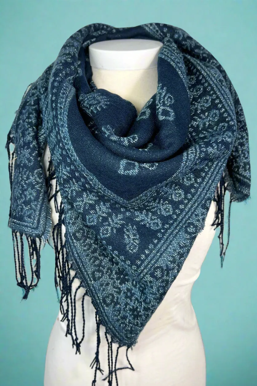 Moroccan Border Blanket Scarf