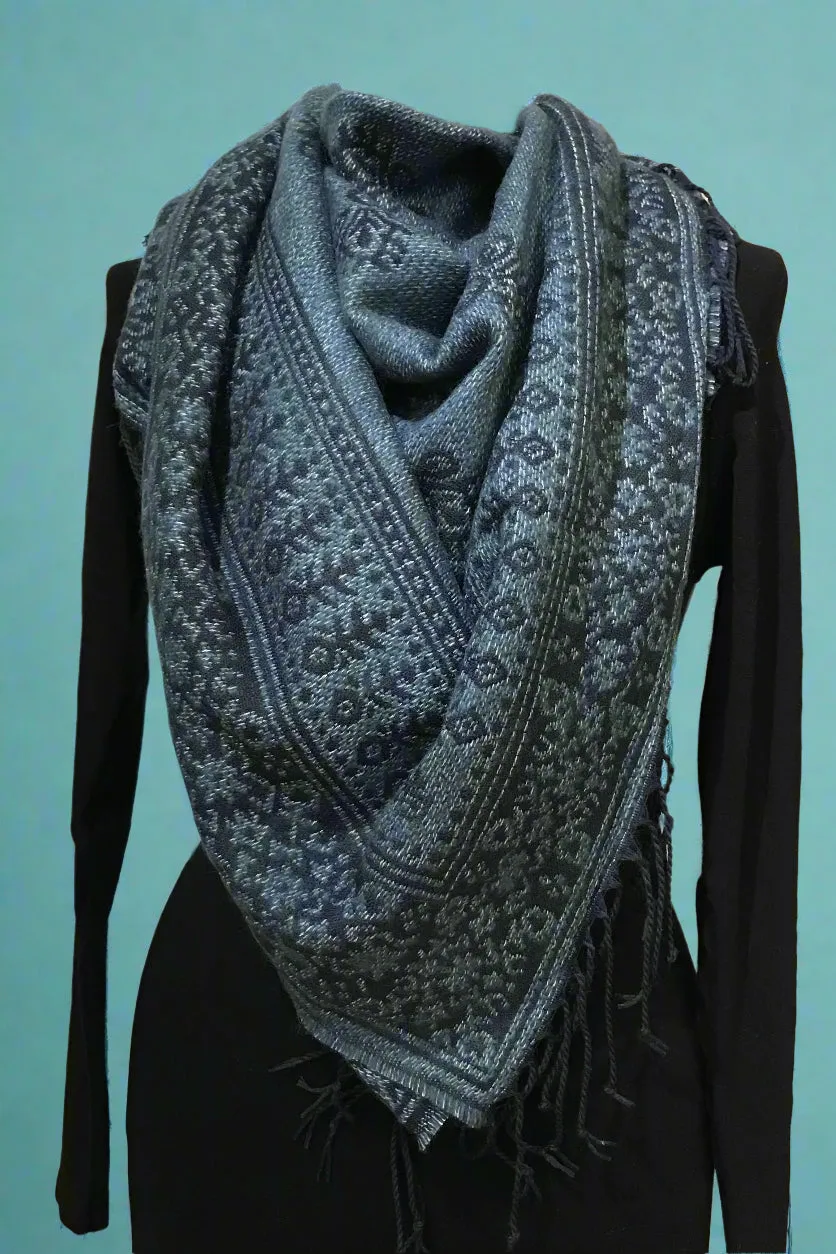 Moroccan Border Blanket Scarf