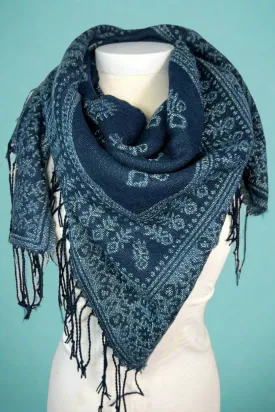 Moroccan Border Blanket Scarf