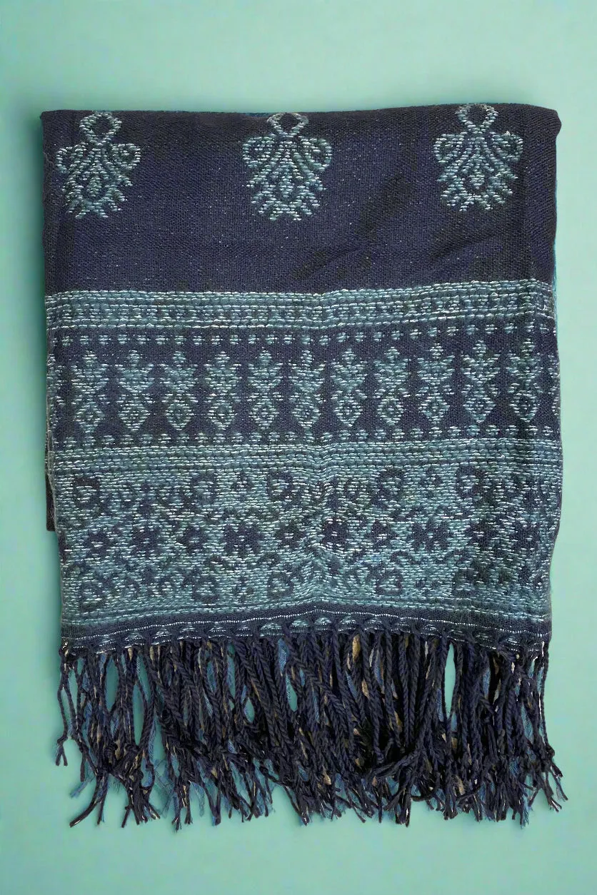 Moroccan Border Blanket Scarf