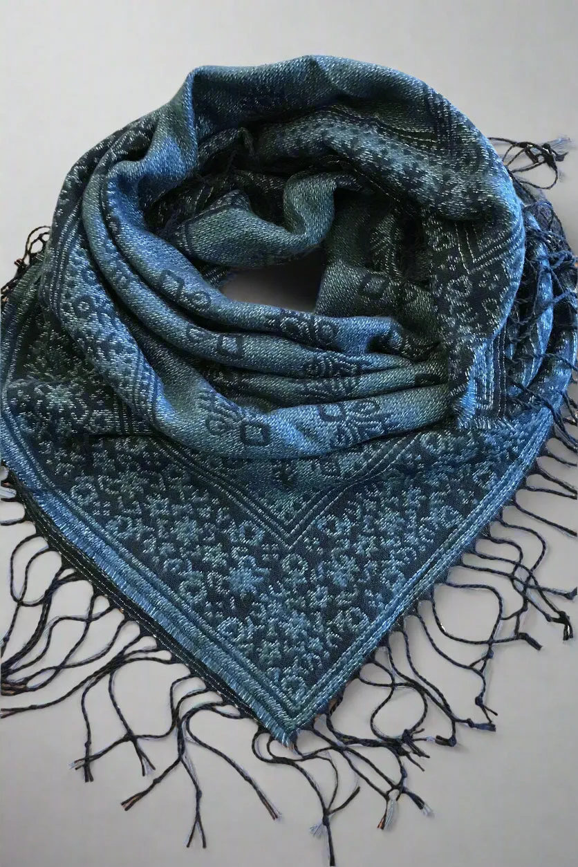 Moroccan Border Blanket Scarf